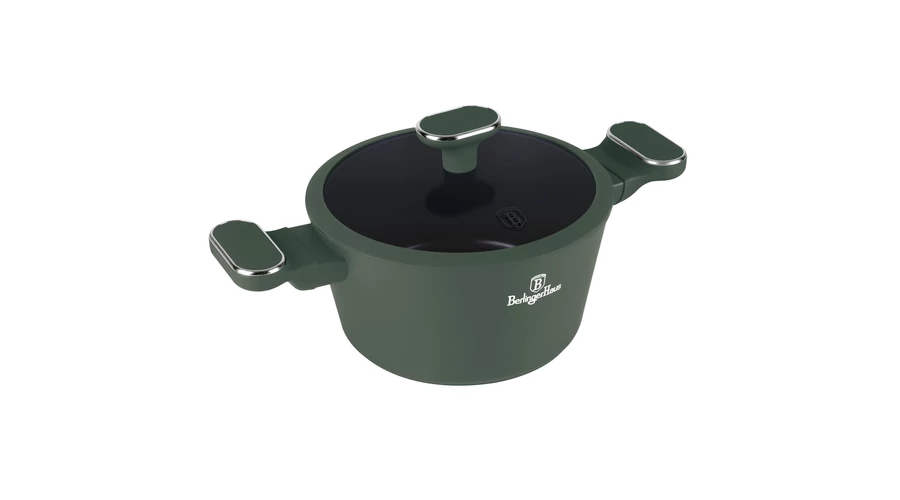 Berlinger Haus Matte Green Collection magas l�bas tit�n bevonattal, fed�vel, 28 cm